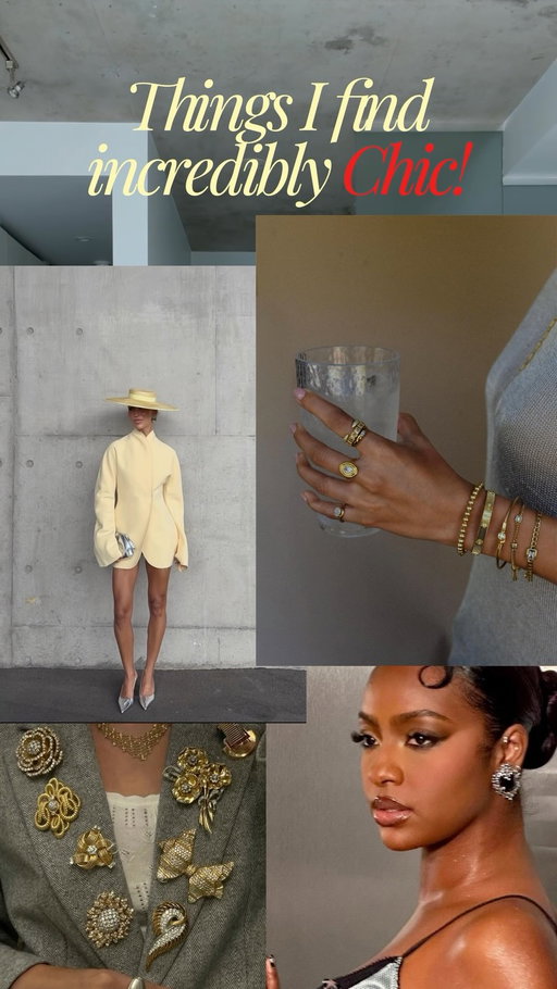 Things I find incredibly chic ✨ because sometime I’m every woman, and sometimes I just admire the women who get it! 

#thingsifindchic #fashionreview #itgirlstyle