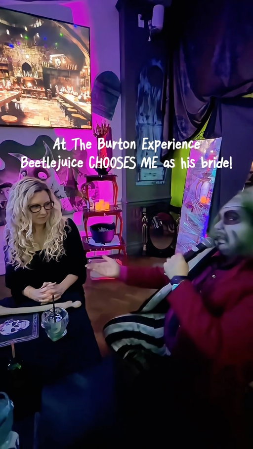 An engagement to Beetlejuice was not on my Halloween bingo card... but here we are.

The Burton Experience is back at Cafe Nicole, Novotel and it’s better than ever. 

From potion-making and themed cocktails to interactive performers, fantasy trivia, and gothic-inspired photo ops, this Toronto experience was delightfully strange, wonderfully weird, and completely unforgettable.

Would you accept Beetlejuice’s proposal?

Visit oldtowntoronto.ca to check out Where to Support Local: October and find out more about The Burton Experience! 

@oldtowntoronto @cafenicolebistro @novoteltorontocentre