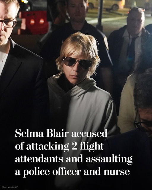 Actor Selma Blair was arrested after she was accused of injuring two flight attendants on a trip from Los Angeles to New York. She was also accused of kicking a police officer taking her to the hospital and kicking a nurse once she got there.

She pleaded not guilty Monday to two counts of assault for state charges involving the officer and the nurse. And she faces separate federal charges based on what happened on the flight, which her representatives say was brought on by a severe medical emergency.

Blair was detained by police at around 11 p.m. Sunday after the Delta Air Lines jet parked at the gate at John F. Kennedy International Airport, the Port Authority of New York and New Jersey said.

A police officer taking her to the hospital said that while she was securing Blair to a stretcher, Blair pulled a leg from the straps and kicked her repeatedly around the face, neck and chest, causing serious pain and substantial swelling. Later, a nurse moving Blair said the actor kicked her in the chest, causing substantial pain.

She was arraigned on two counts of second-degree assault Monday at a court in Queens, where her lawyer entered a not guilty plea on her behalf.

Her attorney told a judge her actions were not intentional. He said the actor, who has multiple sclerosis, missed several doses of “a powerful medication that controls severe neurological symptoms,” according to the New York Daily News and New York Post.

Tap the link in our bio to read more.