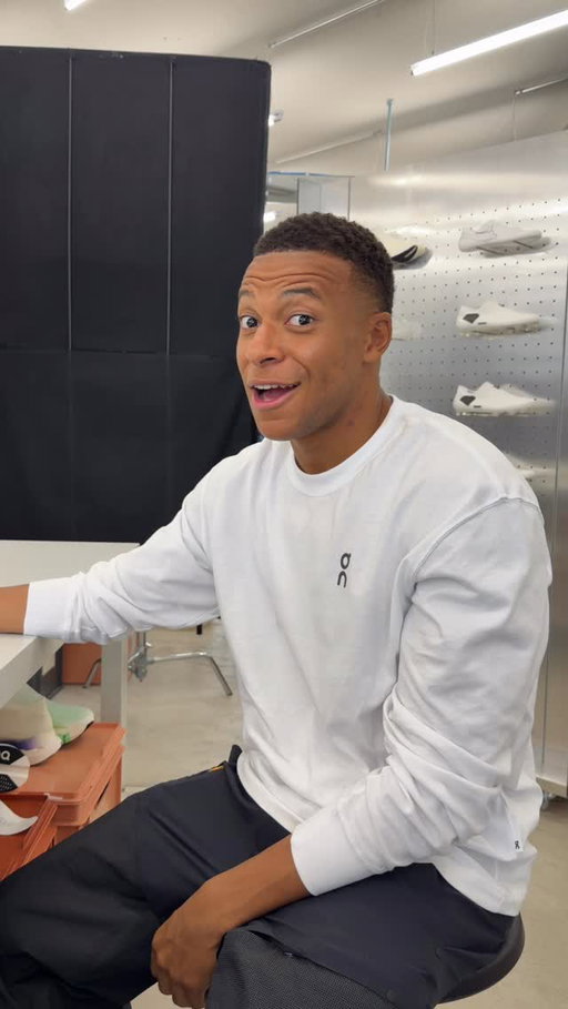 i think bro likes his new boots😂 @k.mbappe @on.football”