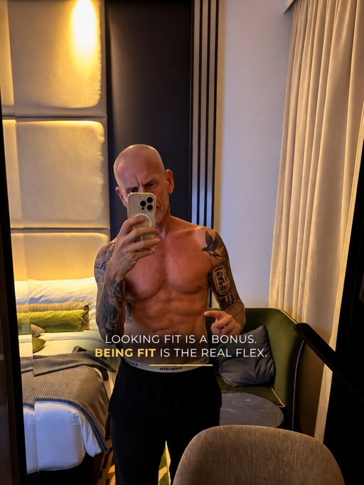 TRAIN FOR TODAY. BUILD FOR THE NEXT 20 YEARS.

After 40, fitness is about more than looking good.

Build muscle. Strengthen your heart. Protect your mobility. Invest in the future.

Because real fitness isn’t just how you look today it’s what your body can do in your 50s 60s 70s & beyond.

TRAIN FOR LIFE.🫡

#darrenkbranch #age56