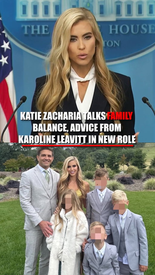 "President Trump is the most family friendly president we've ever had."

Katie Zacharia says Trump was well aware she was raising four children when he tapped her for a demanding White House role — something she says speaks to his support for working parents.

"He knew that this job would be demanding and still placed his trust in me... I intend to, to the extent possible, include my family, include my kids in my work. Though my work will be demanding, they will always be a priority."

Zacharia says she plans to include her children in her professional life whenever possible while making clear that family will remain a priority.

She also points to Karoline Leavitt as someone who has helped her navigate the demands of motherhood alongside a high-profile career.