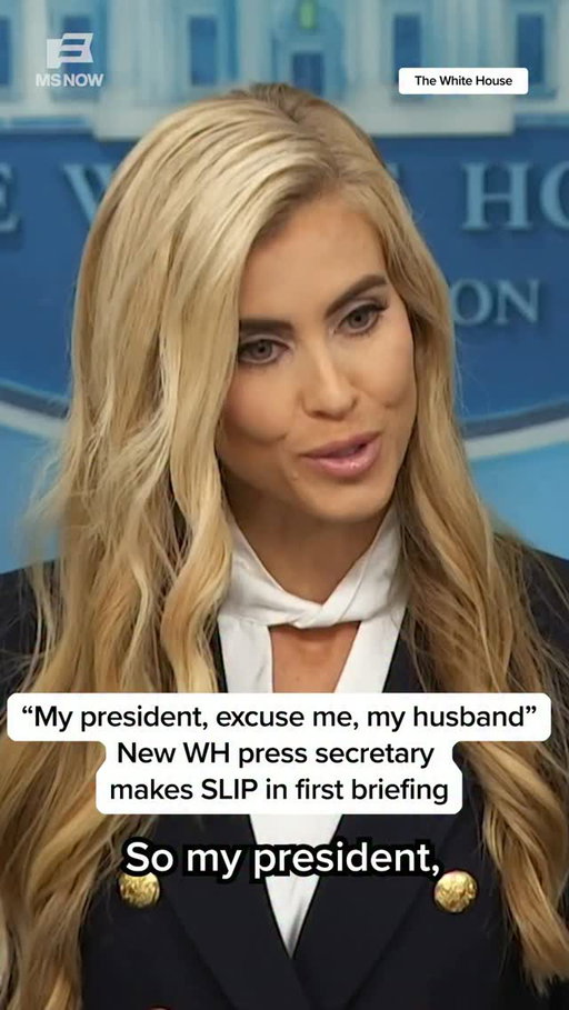 In her first briefing as White House press secretary, Katie Zacharia minced words and mixed up her husband with President Trump when speaking about plans to prioritize her family as they relocate to Washington, D.C.

#whitehouse