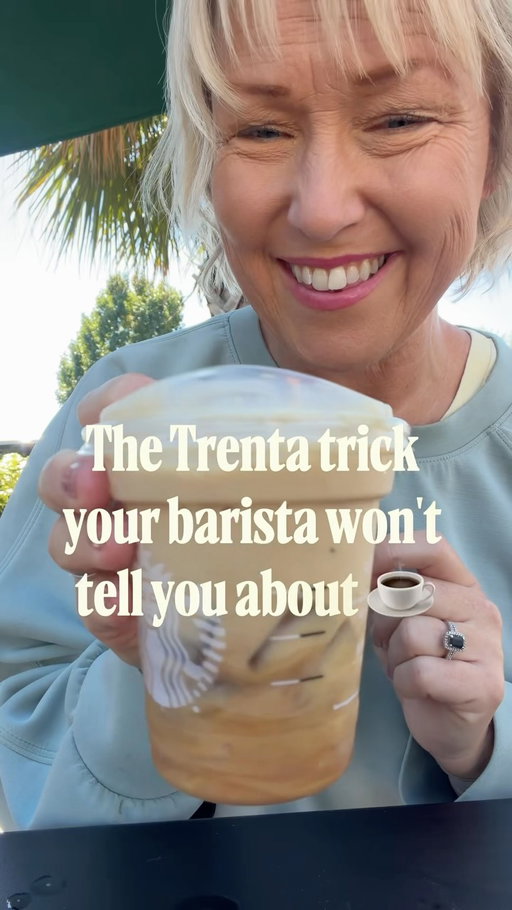 The Starbucks hack that keeps on giving 🙌🏼
1. Order a Trenta cold brew, no ice, no room. Keep it BLACK. If you want a liquid flavor, ask them to put it in the black coffee.
2. Ask for a cup of ice and your choice of milk on the side. Create & drink your tiny cup of glorious goodness!!
3. Once at home, keep cold brew in the fridge and pull out when you need a treat!
Just pour a little over fresh ice whenever you want one.
*That’s it. I get 5 to 7 little coffees out of one Trenta and it lasts me up to 2 days.
As long as the base stays black it won’t go bad. Just add your milk each time.
Send this to your coffee-obsessed friend who needs to save money
Follow @mrsrachaeldee for mom hacks that actually work #starbuckshack #coffeehack #momlife #moneysavingtips #coldbrew