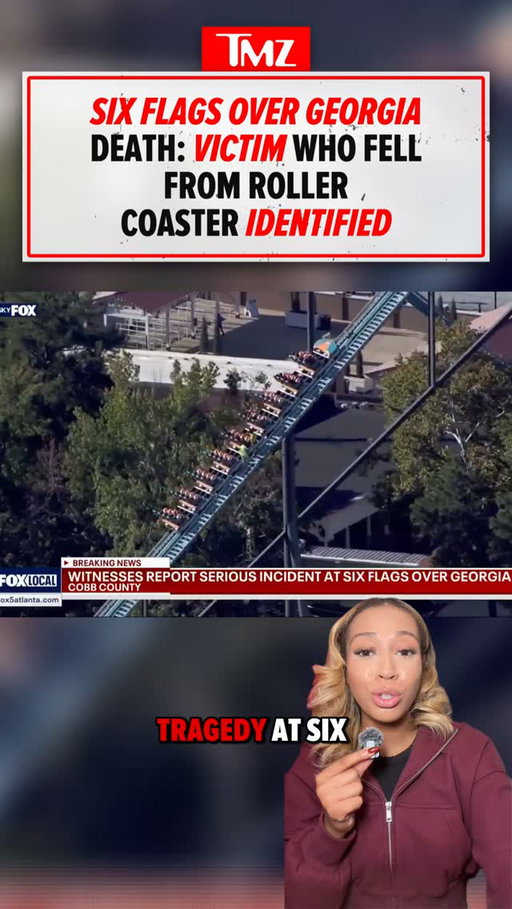 The man who tragically fell to his death from the Goliath roller coaster at Six Flags Over Georgia has been identified. 🕊️💔

🎥: Fox 5 Atlanta