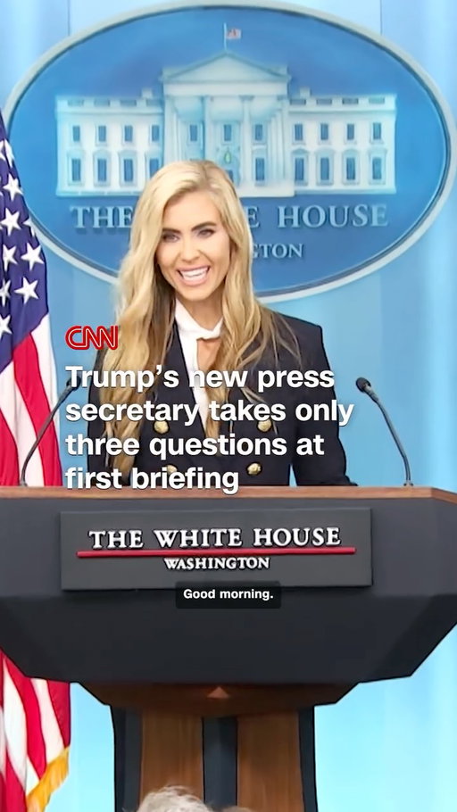 President Donald Trump's new White House press secretary Katie Zacharia kept her first briefing to just 14 minutes, allowing for only five-and-a-half minutes of questions from three reporters, but she managed to break some news. CNN's @kaitlancollins reports.

Read more at the link in @cnn's bio.