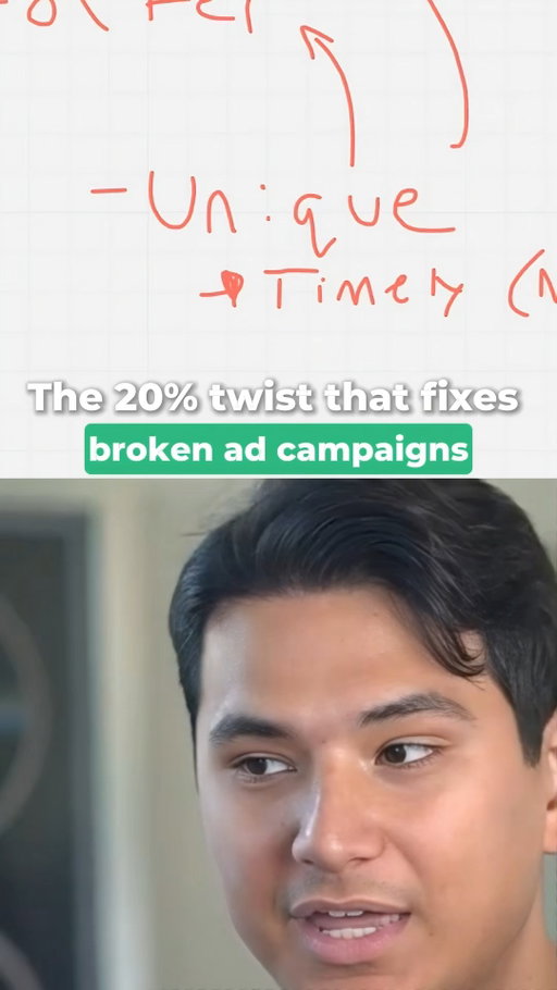 Agreeing with the market, then adding a turn.

Most ads nobody finishes either repeat what the reader already hears everywhere, or flatly contradict it.

The version I prefer sits between them. 

Open on what the news, the feeds and the experts are all saying about your industry, the part your reader has already seen. 

Then add the portion of the story most people are not talking about.

The reader feels understood in the first few seconds, and curious in the next few, because you've pointed at something the usual story leaves out.

It only works if the twist is logically sound. A twist that doesn't hold up is just a bigger claim, and people have heard plenty of those.

For an owner who has been in an industry for decades, the missing piece is often something they already say to clients privately. It rarely makes it into the ads, and it should be the first thing that does.

Where do you think the common advice in your field is mostly right but misses something?

#marketingstrategy #businessstrategy #leadership