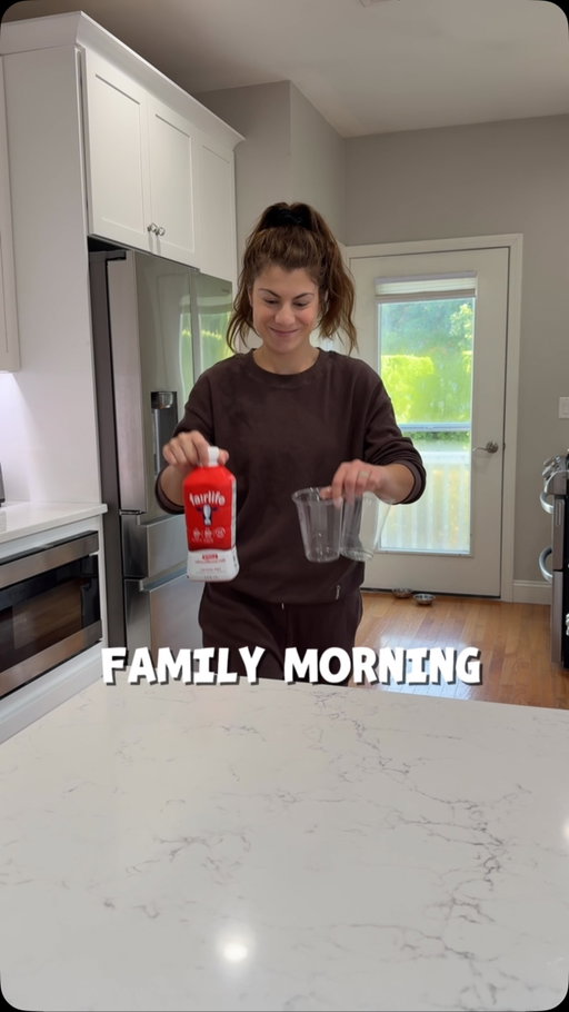 One thing I can count on right now is @fairlife being a family favorite at breakfast time! Also fairlife has 50% less sugar than regular milk! #fairlifepartner