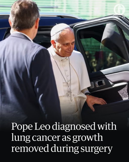 Pope Leo has lung cancer, the Vatican said late on Tuesday.

Leo, 71, underwent an operation and had the lower lobe of his right lung removed, with tests confirming a diagnosis of lung adenocarcinoma, the Vatican said in a medical bulletin, which followed an earlier statement saying the pope’s operation had concluded “successfully, on schedule and as planned”.

The Vatican added that the diagnosis had been suspected by preoperative tests and was confirmed during surgery.

The Vatican said that Leo had “now returned to his room” following the operation. All of his appointments have been cancelled until 20 October.

Read more at the link in bio.
