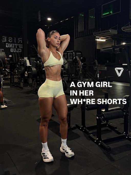 Just a gym girl in her Wh*re Shorts doing what she loves😜

Always in my @gymsharkwomen shorts… lift heavy in them. Take up space in them. Never let a man make you feel ashamed of your body or dictate what you can and can’t wear to the gym. Wear your shark shorts, and be unapologetically YOU. F* whateva sh🤡ne said. PERIOD.