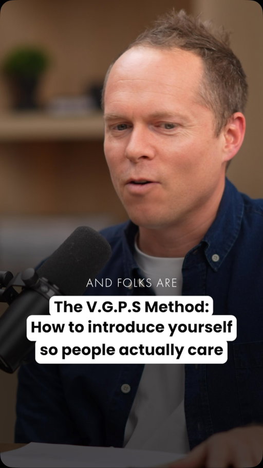 The VGPS method: save this for later.
