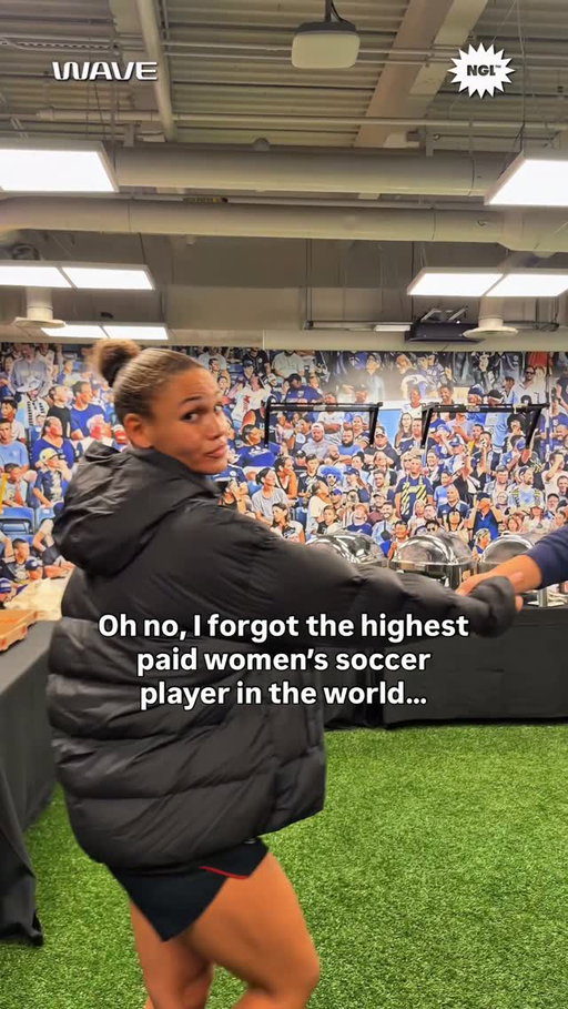 Big @trinity_rodman and @uswnt fans over here 🥰