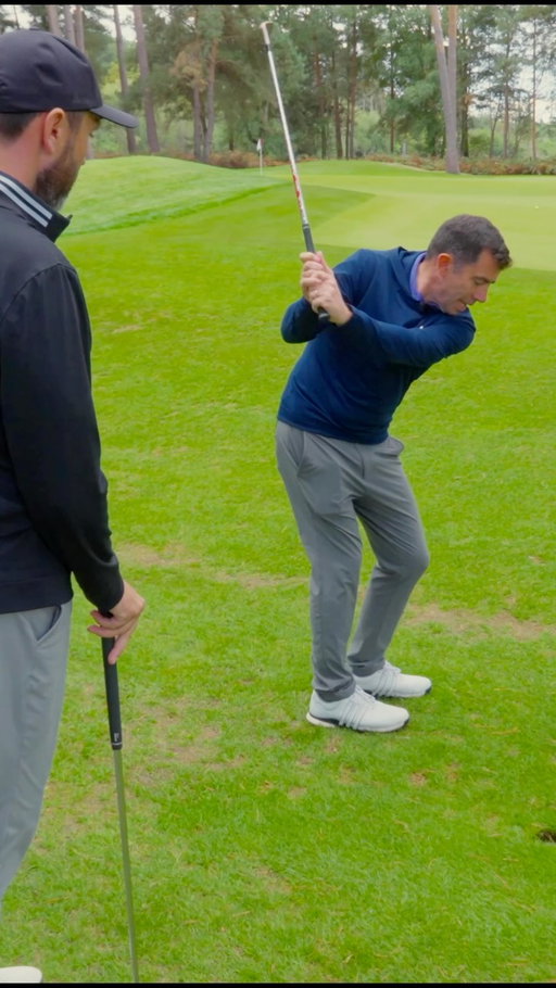 Backswing length ❗️

When we’re trying to hit a softer shot, it’s hard to do so from a short backswing. The reason? When our backswing is short, we need to increase the speed and shaft lean into impact to get the ball to travel the right distance. This creates a hot ball speed that skids forwards when it lands on the green. 

Whilst this absolutely is a shot to play, it’s not always the right option, particularly if we want a soft first bounce. It can be better to take a longer backswing and swing slower and smoother through to impact. In Rick’s case, this also helped with improved strike and direction. 

Just watch the before and after of @rickshielspga to see this in action! 

#DanGrieveGolf #Release2 #RickShiels #finesseshot