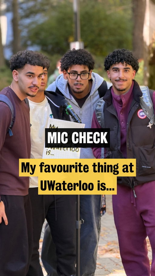 There’s so much to love at the University of Waterloo, what is your favourite thing about #UWaterloo? 🖤💛