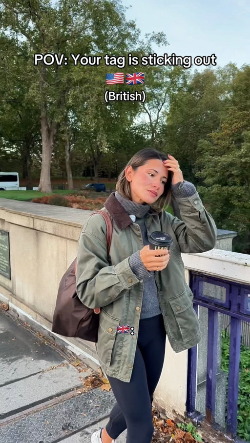 The hesitation for the Brit to say anything 😂 are you more like 🇺🇸 or 🇬🇧? #polite #strangers #americaninlondon #usa #uk