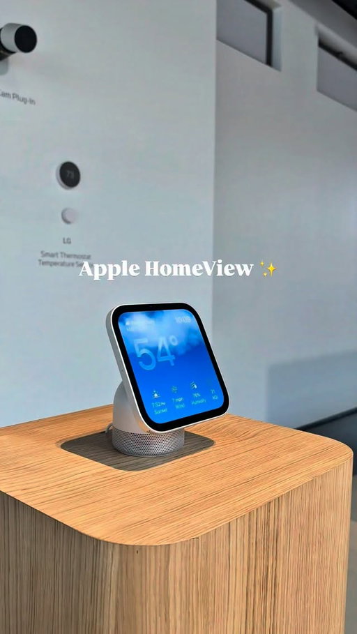 My first look at the recently launched Apple HomeView I can’t wait to add this smart home display hub to our space. It’s featuring a 7-inch Liquid Retina display, and Siri ai powered by Apple Intelligence in which you can connect up to 6 different household members. Where would you place the HomeView in your space? 
#tech #apple #home #hometech #applehomeview