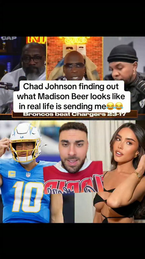 Chad Johnson finding out what Madison Beer looks like in real life is sending me😂😂