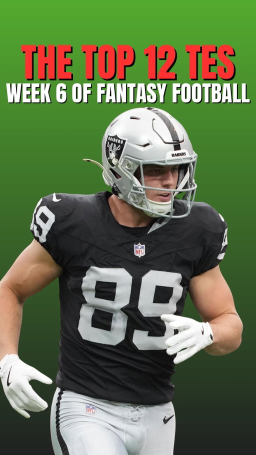 Best TEs To Start In Fantasy Football Week 6 #football #nfl #fantasyfootball #tightend