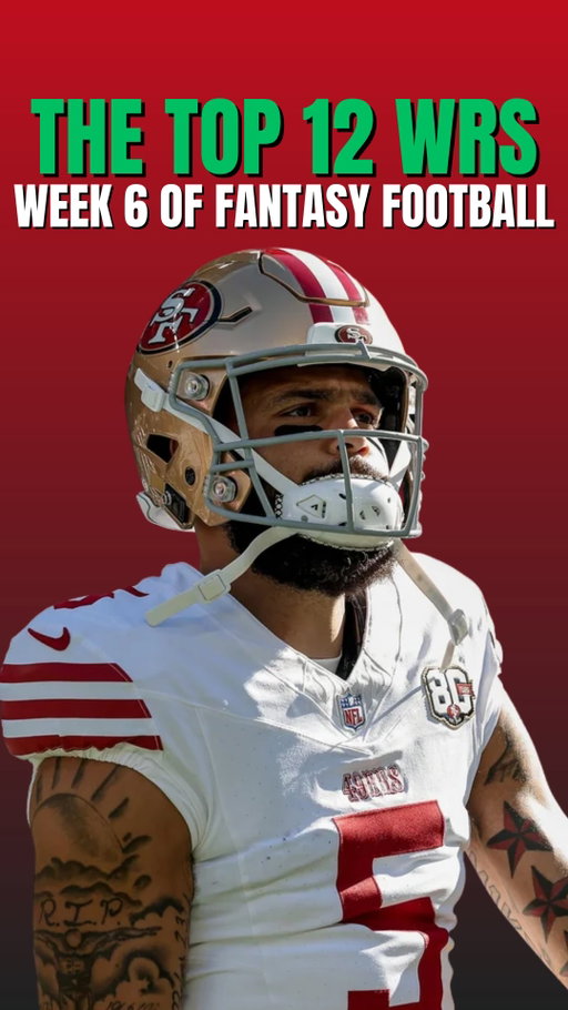 Best WRs To Start In Week 6 of Fantasy Football #nfl #football #fantasyfootball #widereciever