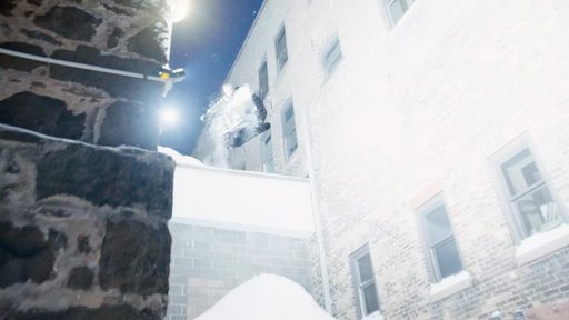 Jumped off a building.
@k2.snowboarding 
@shame.is 📹