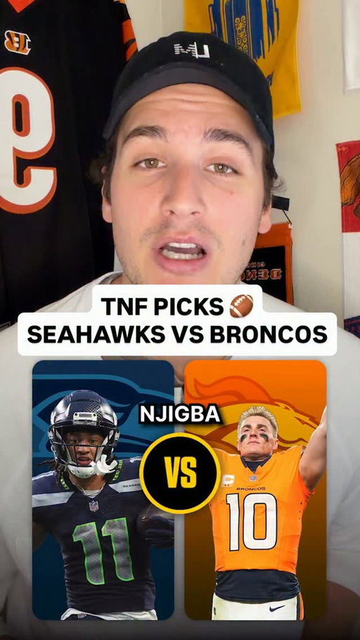 Thursday Night Football picks: Seahawks vs Broncos 🏈

This one’s a rock fight in Denver, so which props are actually worth taking? Mine might surprise you 👀

Drop yours in the comments👇

@bet99 

#thursdaynightfootball #seahawks #broncos