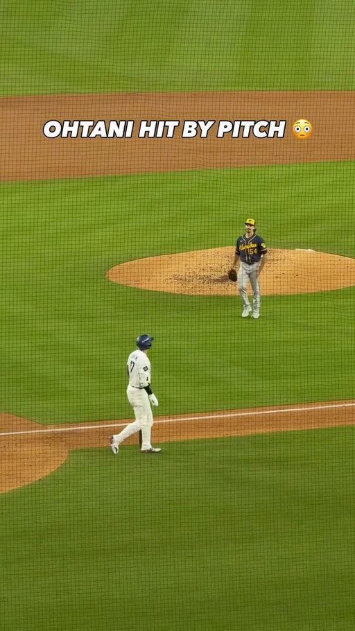 SHOHEI OHTANI GETS HIT BY A PITCH 😳

Shohei Ohtani was hit by a pitch during the Dodgers' NLCS matchup against the Milwaukee Brewers, but thankfully he's okay and appears to be fine 🙏
