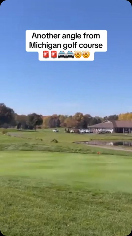 Another angle from the police chase at Michigan Golf Course 🤯🤯🚔🚔

Follow for more 

#reels #golf #explore #police #michigan