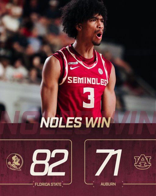 𝐍𝐎𝐋𝐄𝐒 𝐖𝐈𝐍!

#GoNoles 🍢