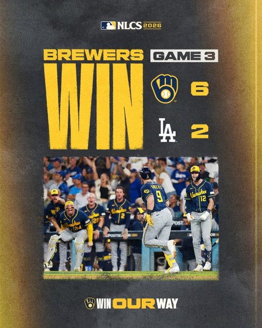 HOW ABOUT THOSE MILWAUKEE BREWERS

#WinOurWay
