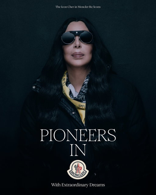 Cher in Moncler.

An icon of sound, stage, screen and style, endlessly authentic and truly original, Cher has reached the pinnacle and stayed there.

A celebration of pioneering icons with extraordinary dreams.

Discover Moncler Re/Icons on moncler.com 

Photographed by @gabrielomoses 

#Moncler #PioneersinMoncler #MonclerReicons