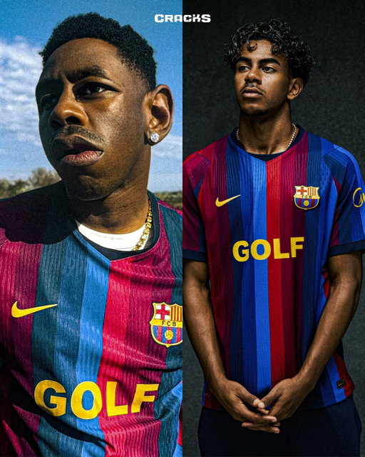 ¡TYLER SE SUMA AL CLÁSICO! 🎶🔵🔴

El Barça anunció su colaboración con Tyler, the Creator y su marca GOLF WANG junto a Spotify para enfrentar al Madrid el 25 de octubre. 👕

🌟 Será el noveno artista de esta iniciativa y toma el relevo de Olivia Rodrigo. ¿Les gusta la elección?