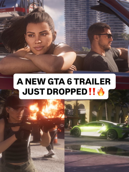 The official launch trailer for GTA 6 just dropped‼️

The trailer features a new track called “Flower In A Hurricane” by Justice, SZA, Tame Impala, and King Gizzard & The Lizard Wizard🔥

Have y’all pre-ordered this yet⁉️