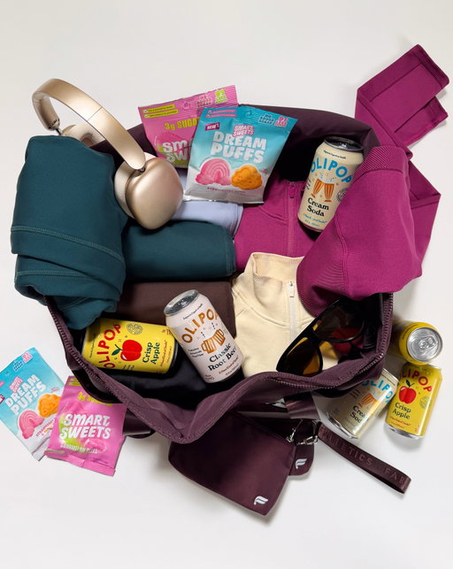 Your fall packing list just got sweeter ✈️ We’ve teamed up with @drinkolipop and @smartsweets to give one lucky winner the ultimate travel bundle: a $250 Fabletics gift card, 4 boxes of assorted SmartSweets, including NEW Dream Puffs, and an OLIPOP bundle.

To enter:
1. Follow @fabletics, @drinkolipop and @smartsweets
2. Like this post
3. Tag who you’re bringing on your next trip

Open to U.S. residents only. The giveaway closes October 19 at 11:59 PM PT. The winner will be notified via DM from @fabletics on October 20. Please beware of fake accounts. We will never ask for payment or personal information. This giveaway is not administered or sponsored by OLIPOP.