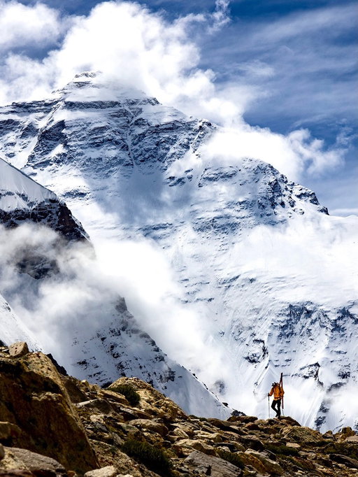 One year ago today, @jimwmorrison skied the Hornbein Couloir on the north side of Everest — 9,000 feet of no-fall zone. October 15 will always be a special day for me. The kind of day you dream of in the mountains — a tier one team of friends, everyone showing up and doing what they were there to do, no fuss, just execution. And of course the beauty and the shared hardship.

A year has marched by and my memories of the day have already dulled. I went back through the photos to sharpen them again. I’ve long considered the direct north face the ultimate ski line on the ultimate mountain. Watching a friend dream, commit, persevere through it all, and then ski it with confidence was impressive and satisfying.

Many of these pictures are of the team from the seven years and three expeditions it took to pull it off. The Sherpa team, the climbing team, the production team. The odds of failing were always better than the odds of succeeding, and they showed up anyway. You can’t ask more of a team. Grateful for all of these extraordinary human beings. And Jim, your one of one. Thank you for the years of friendship. 

Everest: The Other Side is in theaters and IMAX October 30.