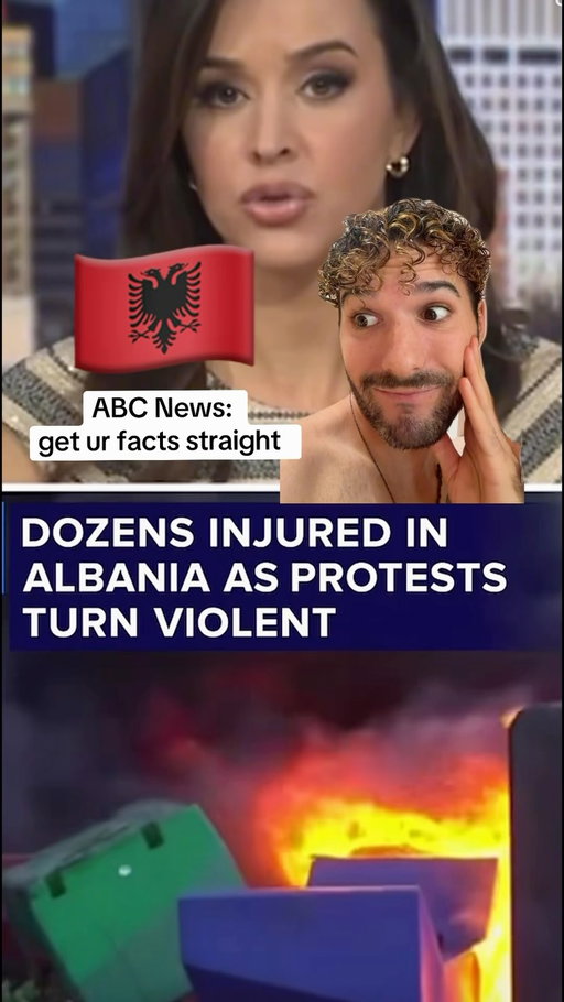Albania finally getting coverage on the months of PEACEFUL PROTESTING regarding the flamingo protests🇦🇱 sending my love Albanians. @abcnews why don’t you actually share educational information to the viewers about what exactly is going on in Albania after the 130+ days of Albanians protesting again the USA and government corruption.

As someone who has traveled to over 40 countries, Albania ranks in the top five of the best countries I’ve ever been. Food is incredible, the people are wonderful and beautiful. Shkodër is amazing. Tiranë gives you big city vibes. Himare gives you the beach town vibes. Berat gives your history. The Albanians alps. The cliff jumping. The clearest water you will ever see. 

Do not let the news discourage from visiting on the best countries in the Balkans: Albania 🇦🇱 

#albaniantiktok #travelalbania #tirane #thebalkans