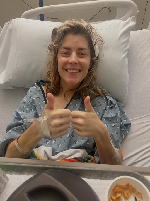 We did it! I am overwhelmed with love and support. THANK YOU. Thank you to the doctors, my family, my friends, my husband and truly all of you. I know we may not know each other personally, but this was a deep kind of support that was wholly special. People are good and kind and caring and I never want to forget that. Just thank you. Now I will rest for 29484829837 hours.