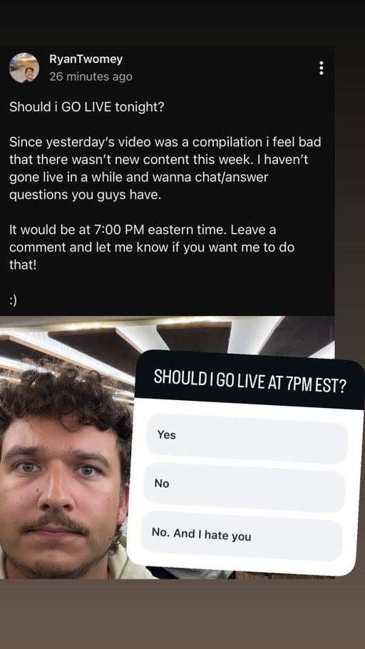 Stories by ryantwomeyy on Oct 15, 2026