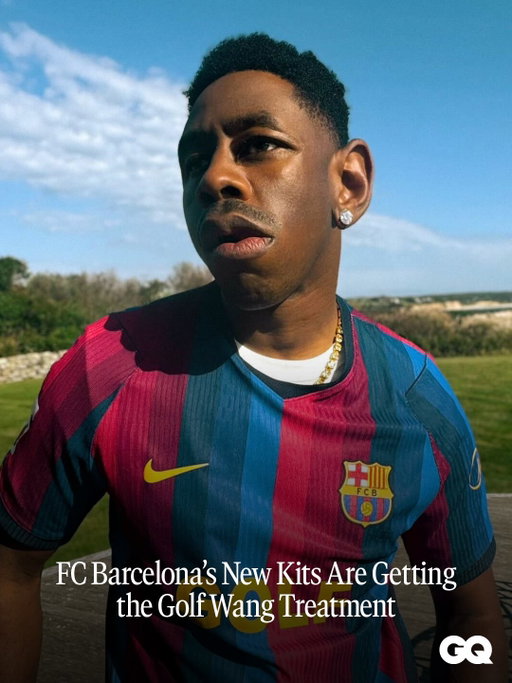 Camp Nou just got a little louder. As part of Spotify’s artist takeover program, Tyler, the Creator’s streetwear brand Golf Wang is dressing @fcbarcelona for its match against @realmadrid in the latest El Clásico on October 25. Get all the collection details, including where you can shop the kits, at the link in bio.

Images courtesy Golf Wang