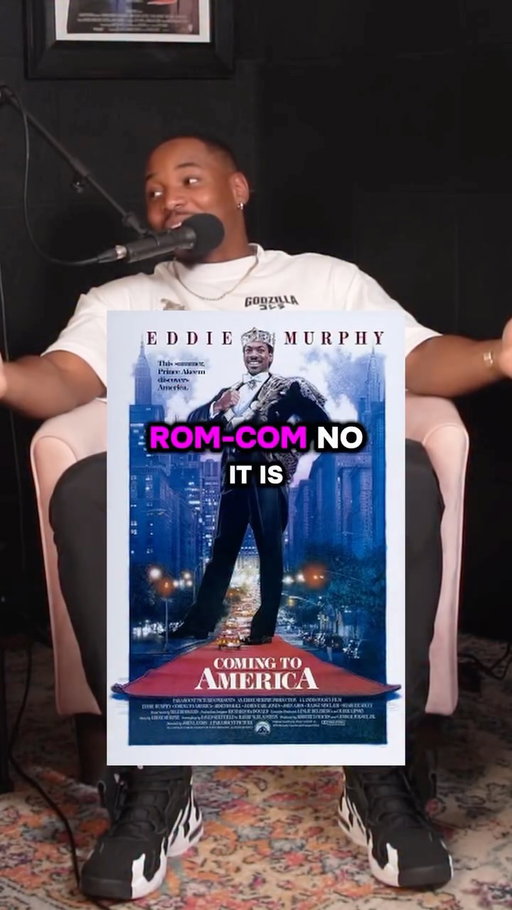 is Coming to America a rom-com? 🤔😂 #comedy #comedypodcast #podcastshow #movies #movie