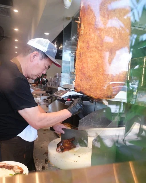 If you love Houston BBQ, then you need to be at One Roast, the newest authentic Cantonese style BBQ spot in Chinatown! You know it's the real deal when you can see the meat hanging on the racks. 

I've eaten a lot of Chinese BBQ in my life and One Roast really impressed me like no other. The flavors of their meats are excellent. The pork skin is ✨ crispy ✨. The char siu is ✨ juicy ✨. The duck is ✨ roasted ✨. BBQ is made every day and cleaved to order. You can order the meats as plain meat, with rice, or with noodles. 

Everything is worth a try and I definitely recommend taking meats to-go! I was enjoying their BBQ for many days 🤤. You can expect a little bit of a crowd on weekends, but their service is quick and it's worth the wait!

🍽️ crispy BBQ pork 

📍 One Roast @oneroast_hou 
9600 Bellaire Blvd. Suite 102
Houston, TX 77036

#houstonfood #houstonfoodie Bellaire Blvd Houston asiatown  Chinese food Cantonese cuisine what to eat in Houston best restaurants dynasty plaza 

🍽️ char siu, crispy roast pork, scallion oil chicken, bbq roast duck, duck noodles soup, choy sum with oyster sauce 

📍 One Roast @oneroast_hou 

🍽️ crispy roast pork

📍 One Roast @oneroast_hou 

🍽️ duck noodles 

📍 One Roast @oneroast_hou 

🍽️ char siu

📍 One Roast @oneroast_hou 

🍽️ classic roast chicken, soy sauce chicken 

📍 One Roast @oneroast_hou 

🍽️ Cantonese crispy roast duck 

📍 One Roast @oneroast_hou 

🍽️ honey glazed BBQ pork ribs

📍 One Roast @oneroast_hou 

🍽️ honey glazed BBQ pork ribs

📍 One Roast @oneroast_hou 

🍽️ scallion oil chicken 

📍 One Roast @oneroast_hou 

To-go is a must! Bring home the flavors with you!

📍 One Roast @oneroast_hou