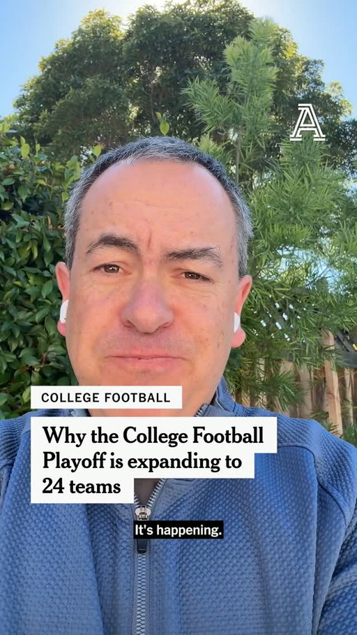 A 24-team College Football Playoff coming soon?

It's happening. @slmandel breaks it down.