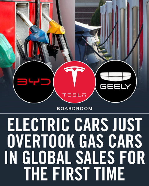 On the eve of Tesla unveiling its next-generation Roadster, the global EV market is already gaining momentum.⁠
⁠
Rising fuel prices tied to the Strait of Hormuz crisis are giving more drivers a reason to consider electric, with global EV sales up 35% in the second quarter compared with the first.⁠
⁠
BYD and Tesla remain the two biggest players in the market, while Geely continues to gain ground. Gas-powered cars fell below 50% of global vehicle sales for the first time in the first half of 2026.⁠
⁠
(via @yahoofinance)