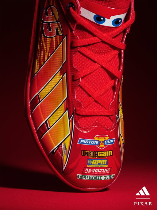 We are speed.
Go fast with the adizero Impact x Pixar Cars cleats. Available now.