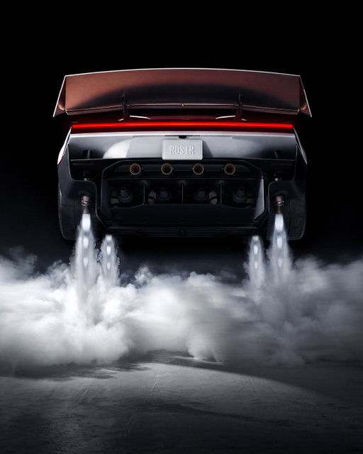 Roadster is a true pilot’s car: active aerodynamics, a multi-mode suction system & cold-gas thrusters

Exterior:
– Concealed headlights, full-length taillight & flush-mounted surfaces for a minimalist, highly technical form

– Super light wheels w/ thin spokes that reinforce structural strength when earthbound

– Ano White paint brings an aerospace-derived finish w/ UV & cryogenic protection, electrostatic dissipation & corrosion resistance

– Gold Glazed tinted glass mimicking the copper coating of spacesuit visors, w/ subtle titanium accents

Interior:
– Ultrawhite interior w/ gray microsuede detailing & seat bolsters for added grip

– Manual controls & a fixed seat position reduce overall vehicle mass

– Lightweight, high-strength materials throughout, including magnesium, titanium & carbon fiber help reduce it further

This allows Roadster to respond to driver inputs almost instantly

Beyond the limits of physics:
– Multi-mode fan & ground sealing system pulls air from beneath the vehicle, generating enough suction to hold it upside down while stationary

– Powered fans & active wings maximize traction and cornering speeds in all conditions, achieving massive downforce at zero speed

– Advanced cold-gas thrusters w/ all-electric actuators make micro adjustments within a fraction of a second to stabilize the vehicle in flight