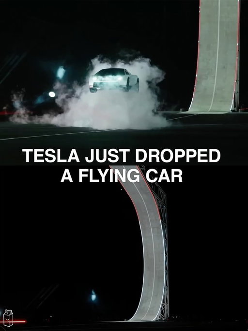 Tesla just revealed a new flying car. The ‘Roadster’ is set to go into production in 2028 🚀