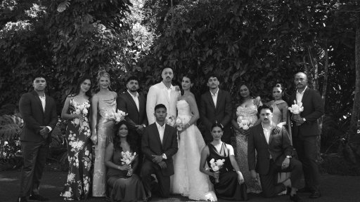 The bridal party 🤍

Photo: @crossfilms 
Bridesmaid Dresses: @birdygrey