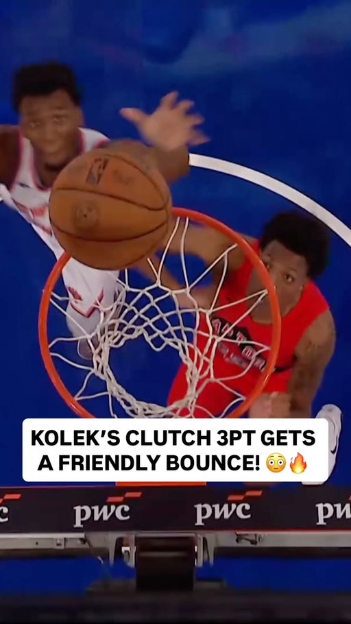 @tyler_kolek’s CLUTCH 3PT in the final minute of Q4 took MULTIPLE bounces on the rim before dropping in! @nyknicks end the preseason with the 122-120 victory. 🔥