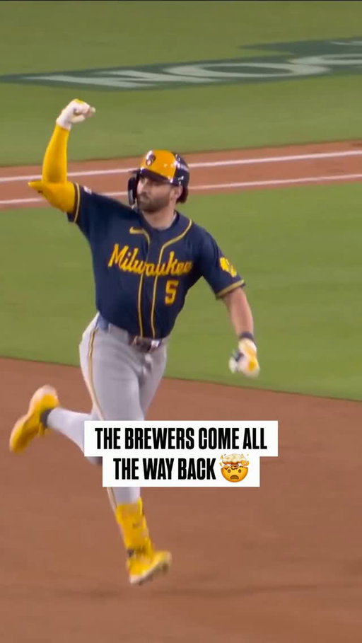 GARRETT MITCHELL GIVES THE BREWERS THE LEAD AFTER BEING DOWN 4-0 ‼️🤯

(via @mlb)