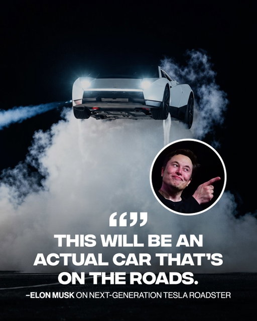 Elon commented after Tesla’s Next-Generation Roadster reportedly hit 60 mph in under one second and even pulled off a ‘kickflip’ over a fleet of Teslas during its reveal. 

‘This will be an actual car that’s on the roads.’

[via/ YT Tesla]