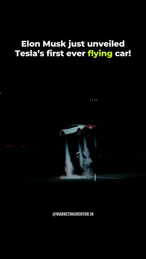 Elon Musk just unveiled a new Tesla Roadster that can actually fly! 🚀⚡️

Nearly a decade after its initial teaser, the production sports car finally made its debut at a livestream event.

With mind-blowing specs like attitude-control thrusters, a sub-2-second 0–60 mph time, and SpaceX-derived tech, the wait was totally worth it.